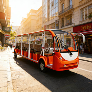 Durable Extended Electric Sightseeing Shuttle For <b>Town</b> And Botanical <b>Garden</b> Sightseeing - Product Image 4
