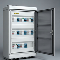 CHSZDEXI 525V DC 15A Boîtier de Commutation Photovoltaïque à 8 Prises en ABS Modèle DXV-05-5 pour Systèmes Solaires Extérieurs