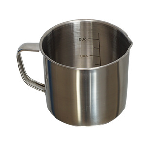 Taza Medidora de Acero Inoxidable Guanlan de 500 ml con Graduaciones para Café y Uso en Laboratorio - Product Image 2
