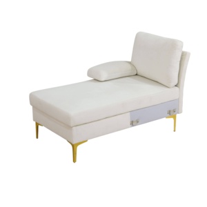 Creamy-White 4-<b>Seat</b> U-Shaped Modular Sectional Sofa Extendable Boucle Living Room Furniture with <b>Corner</b> Feature for Home Use - Product Image 3