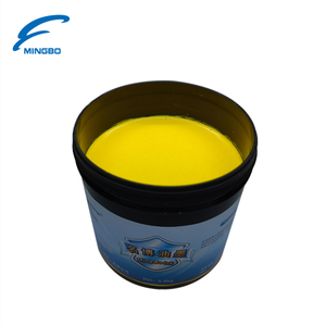 Tinta Termocrómica a Base de Agua Mingbo Security con Cambio de Color 120 ℃   De amarillo a verde <span class=keywords><strong>Irreversible</strong></span> para serigrafía - Product Image 1