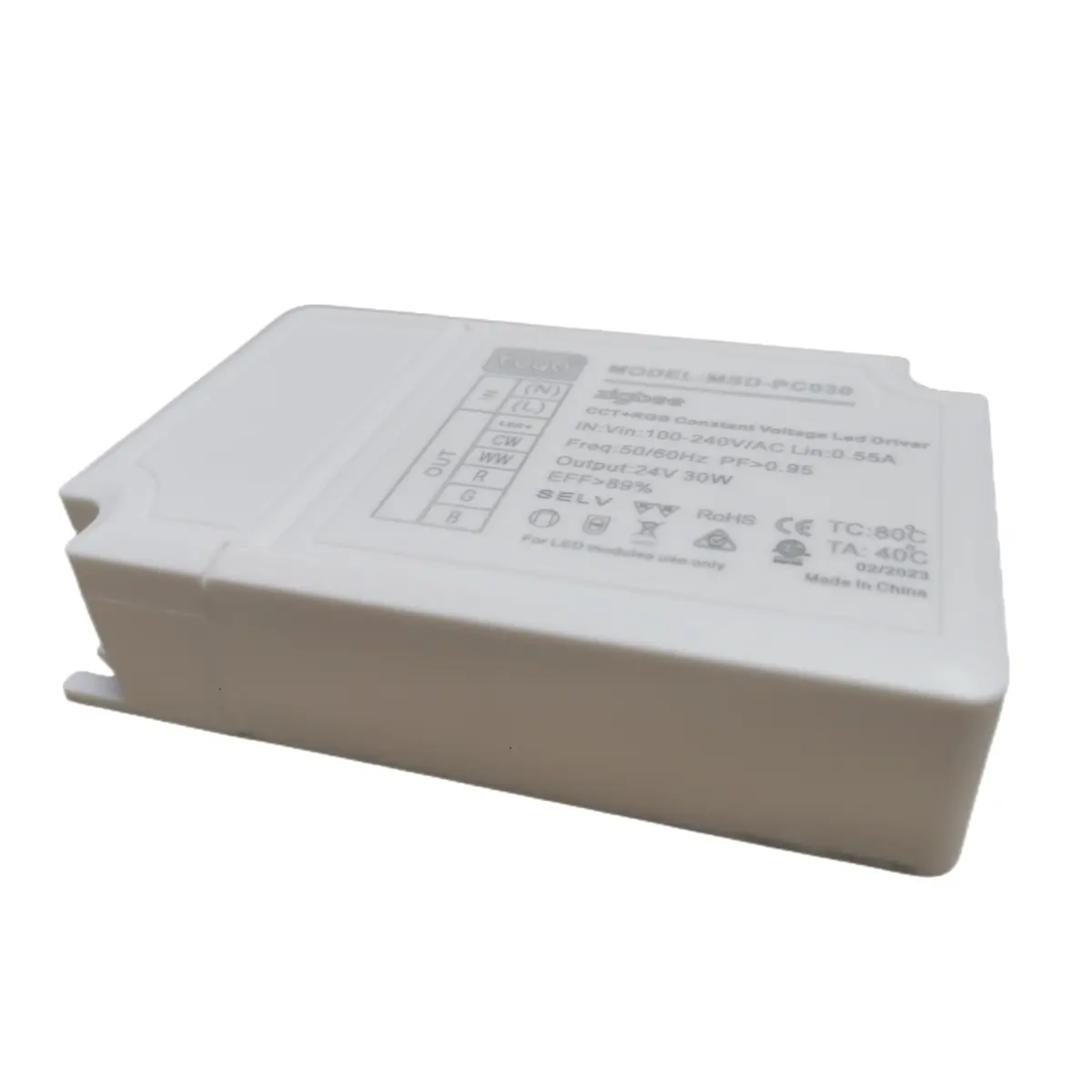 80W Zigbee constant current led driver 10-80W dimmable transformer tuya power supply adapter