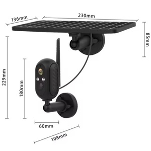 <b>Mini</b> 2K WiFi Indoor 4G Outdoor Solar Security PIR Alarm IP <b>Camera</b> Wireless Network 5MP Night Vision Two Way Surveillance Cameras - Product Image 1