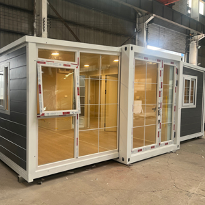 Thiết Kế Hiện Đại 20/40ft Đúc Sẵn Di Động Gấp Thoáng Khí Nhà Dễ Dàng Lắp Ráp Đôi Cánh <span class=keywords><strong>Container</strong></span> Cho Khách Sạn Phòng Khách - Product Image 1