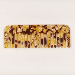 Peignes à cheveux carrés SINAYA <span class=keywords><strong>de</strong></span> 16,5 <span class=keywords><strong>cm</strong></span> <span class=keywords><strong>de</strong></span> haute qualité, personnalisables en couleur et en forme, peignes larges en acrylique pour femmes - Product Image 2