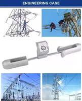 Solution de réduction vibratoire de câble optique de construction robuste avec des pièces de télécom d'amortisseur de vibration en spirale hélicoïdale