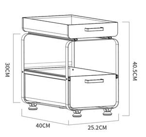 ตู้เก็บของลิ้นชักสอง<span class=keywords><strong>ชั้น</strong></span>สำหรับห้อง<span class=keywords><strong>ครัว</strong></span>ใต้ซิงค์<span class=keywords><strong>ชั้น</strong></span><span class=keywords><strong>วาง</strong></span>ของในที่เก็บจานแบบโฮมเมดอเนกประสงค์แบบดึงออกได้ - Product Image 3