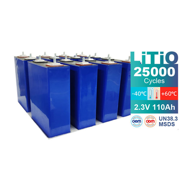 Lto 2.3V 110Ah Prismatic Cells for Solar Bank