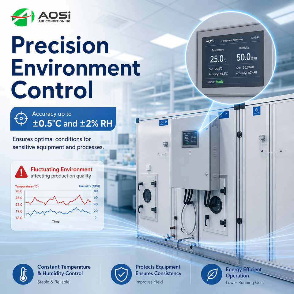 HVAC System Ventilation Equipment AHU Commercial Packaged Air Handling ...