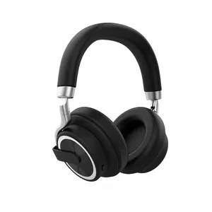 Casque d'écoute stéréo sans fil Bluetooth, casque d'écoute avec Logo personnalisé, pliable, confortable à porter sur l'oreille