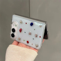 Coque de téléphone transparente à paillettes et strass tendance pour iPhone Duo, coque arrière rigide en PC protectrice