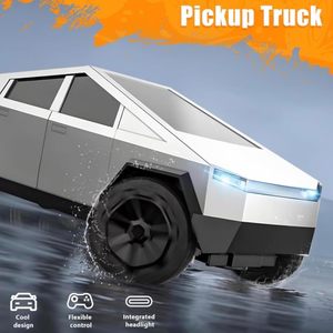 Ept Cyber Pickup điện điều khiển từ xa xe đầu chiếu sáng 25cm không dây sạc RC đường Đồ chơi xe cho trẻ em 27MHz - Product Image 2