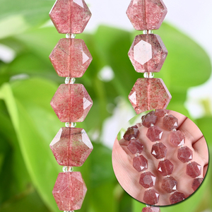 Wholesale Natural Crystal Loose Beads Faceted Gemstone Hexagram Shape Beads for Jewelry Making - Product Image 5