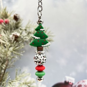 Porte-clés de dessin animé de noël mignon Silicone détachable vieil homme gants cartable pendentifs accessoires arbre de noël <span class=keywords><strong>pour</strong></span> les vacances - Product Image 5