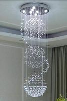 Lustre en cristal moderne, sur mesure, grand et long, pour hôtel, luminaires suspendus de luxe pour plafond, éclairage LED pour escalier
