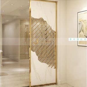 EX250 Modern Laser Cut Stainless Steel Art <b>Screen</b> Partition Room <b>Wall</b> Divider Decor Panel Foldable - Product Image 4