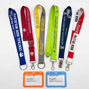 Lanière promotionnelle en polyester de haute qualité avec impression personnalisée et logo privé - Product Image 5