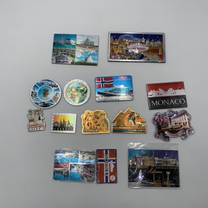 Aimant de réfrigérateur personnalisé en aluminium, 1 pièce, OEM, Souvenir touristique, vente en gros - Product Image 5