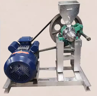 Machine à grignoter à la glace bon marché/fabricant d'extrudeuse de tige de maïs creuse