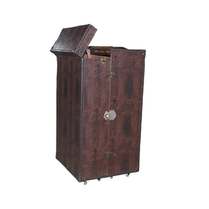 خزانة رفوف خشبية عتيقة من نوع ODM لعرض المطبخ المنزلي غرفة المعيشة خزانة بار محمولة من المجموعة القديمة - Product Image 6