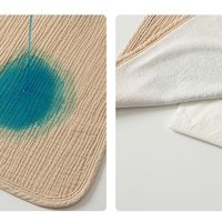 Articles pour bébés doux pour la peau, tablier pour enfants, bavoir en coton pur, bavoir absorbant à double couche pour garçons et filles