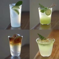 XUANHUI Verres à cocktail Collins, Highball et Old-fashioned en verre, ultra-minces, élégants et modernes, d'origine chinoise, pour bar et café