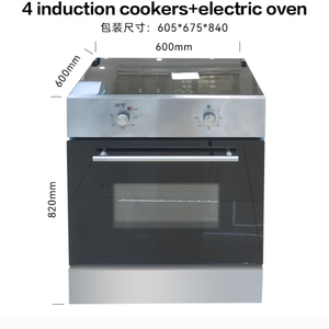 OEM ODM Freistehender Herd mit Backofen, 4 Gasbrenner, 4 Kochplatten, 2 <span class=keywords><strong>Gas</strong></span>- und 2 Elektro-Kochfelder, Haushaltskochherd mit Backofen - Product Image 5