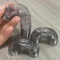 Mini arc-en-ciel personnalisé printemps soulagement du Stress Super Bracelet cinétique éducatif en métal marche magique Mini printemps jouets