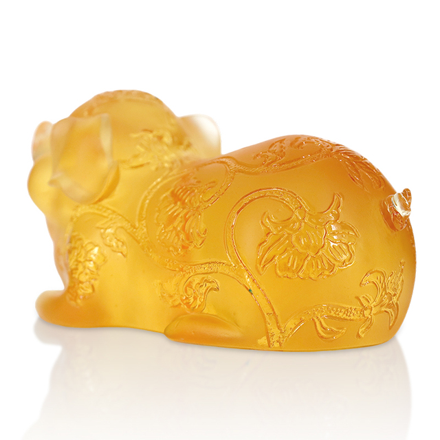 Hot Selling Best-Selling Lucky Rat for Sale - Glass Art Animal Pig Sculpture
