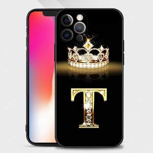 <span class=keywords><strong>Funda</strong></span> de teléfono para <span class=keywords><strong>iPhone</strong></span>, carcasa de silicona con letra de corona de Diamante, para modelos 14, 13, 12, Mini, 11 Pro, Max, XR, XS, X, 7, 8, 6s, 6 Plus - Product Image 6