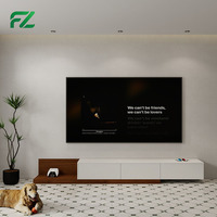 Meuble TV mural flottant au design minimaliste moderne et luxueux pour salon et appartement