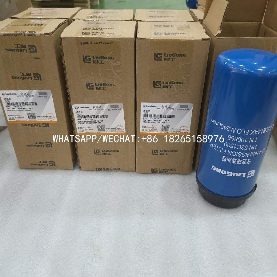 GENUINE TRANSMISSION FILTER 53C1530 for CLG856 Wheel Loader