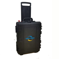 Mini pistolet de nettoyage laser à fibre pulsée portable 200W 300W pour l'élimination de la rouille, de la peinture et des débris sur l'acier et l'aluminium