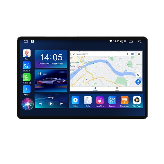 13 Inch 1920*1080 QLED Car Android Auto Head Unit 4/64GB Navigation Car Radio with CarPlay