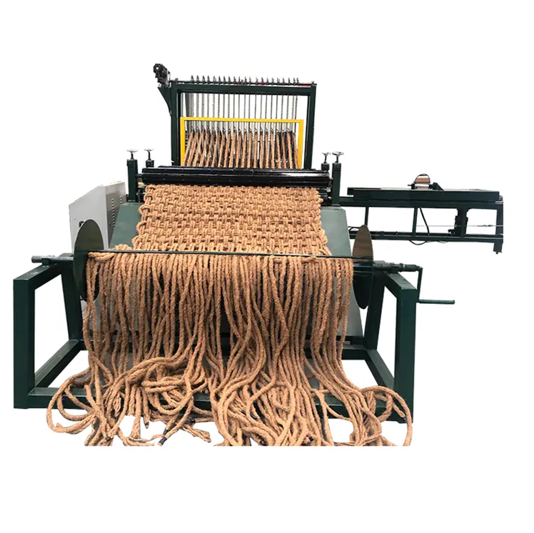 Plain Weave Netto Machine Voor Henneptouw