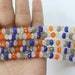 Cuentas de piedra natural multicolor de forma irregular, cuentas sueltas para hacer pulseras, rondelas de piedras preciosas facetadas de 7-8 mm - Product Image 6
