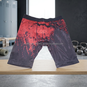 MMA Combat Shorts for Men and Women Custom Sublimation Stretch Grappling Wear Wholesale OEM/ODM Martial <b>Arts</b> Outfit - Product Image 3