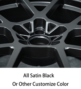 Ruedas Forjadas en Negro Satinado de 17", 18", 19", 20", 21" 5x100 5x105 5x108 5x110 5x112 5x114.3 5*120 5*127 para Automóviles de Pasajeros - Product Image 2