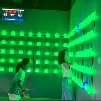 Juego de Escalada en Roca Interactivo Multijugador con Botones de Desafío, Iluminación LED Interior Kydavr, Juego de Escalada en Roca con Activación por Luz LED, por Tiempo Limitado