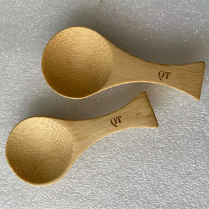 Mini <span class=keywords><strong>cucharas</strong></span> <span class=keywords><strong>de</strong></span> <span class=keywords><strong>bambú</strong></span> personalizadas para té Matcha desechables talladas a mano naturales ecológicas personalizadas - Product Image 1