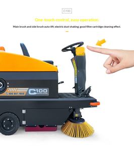 Robot de Limpieza de Calles, Máquina de Limpieza a Vapor con Motor Diésel, Cargador Compacto, Peso 300 kg, 1 Año de Garantía - Product Image 1