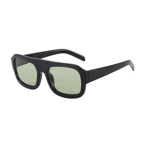 Gafas <span class=keywords><strong>de</strong></span> Sol Cuadradas <span class=keywords><strong>de</strong></span> Lujo <span class=keywords><strong>de</strong></span> Alta Gama, Retro, Montura Gruesa, Protección UV400, para Hombre y Mujer - Product Image 4