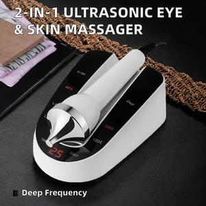 Instrumento de Belleza Ultrasónico de Alta Frecuencia 2 en 1, Multifuncional, con Control de Tiempo, Masajeador Facial para Reafirmar la Piel y Aclarar el Contorno de Ojos - Product Image 2