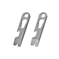 Mini-outil multifonction en alliage de titane EDC : tire-bouchon, levier de démontage, ouvre-bouteille, pour camping en extérieur, portable, léger