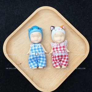 NEW DESIGN Overalls for Sonny Angel 3in JAPAN doll Dungarees Rompers Outfits <b>Handmade</b> Costume Accessories - Product Image 1