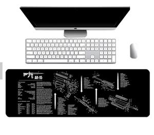 Tigerwings Custom Grande Tamanho Impermeável Anti Slip Anti Oil Rubber Gun Mat Sublimação Computer Protector - Product Image 2