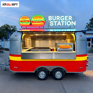 Remorque de camion de nourriture remorquable en acier inoxydable, fibre de verre et aluminium 2026 avec équipement de cuisine complet pour restaurant mobile et frites - Product Image 4