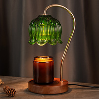 Diffuseur d'arômes électrique pour la maison, brûleur de parfum en métal, lampe chauffe-bougie avec minuterie et variateur d'intensité