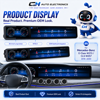 Autoradio Android 38,5 pouces NTG5.5 pour Mercedes Benz Classe E W213 CLS W257 avec CarPlay, Android Auto et navigation GPS