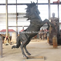 Statue de cheval Bronze Antique, vente en gros, fabrication d'usine, taille de vie, en laiton, vente en gros